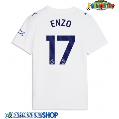 Maglie da calcio Manchester City Enzo Fernandez #17 Terza Maglia Femminile 2026-27 Manica Corta